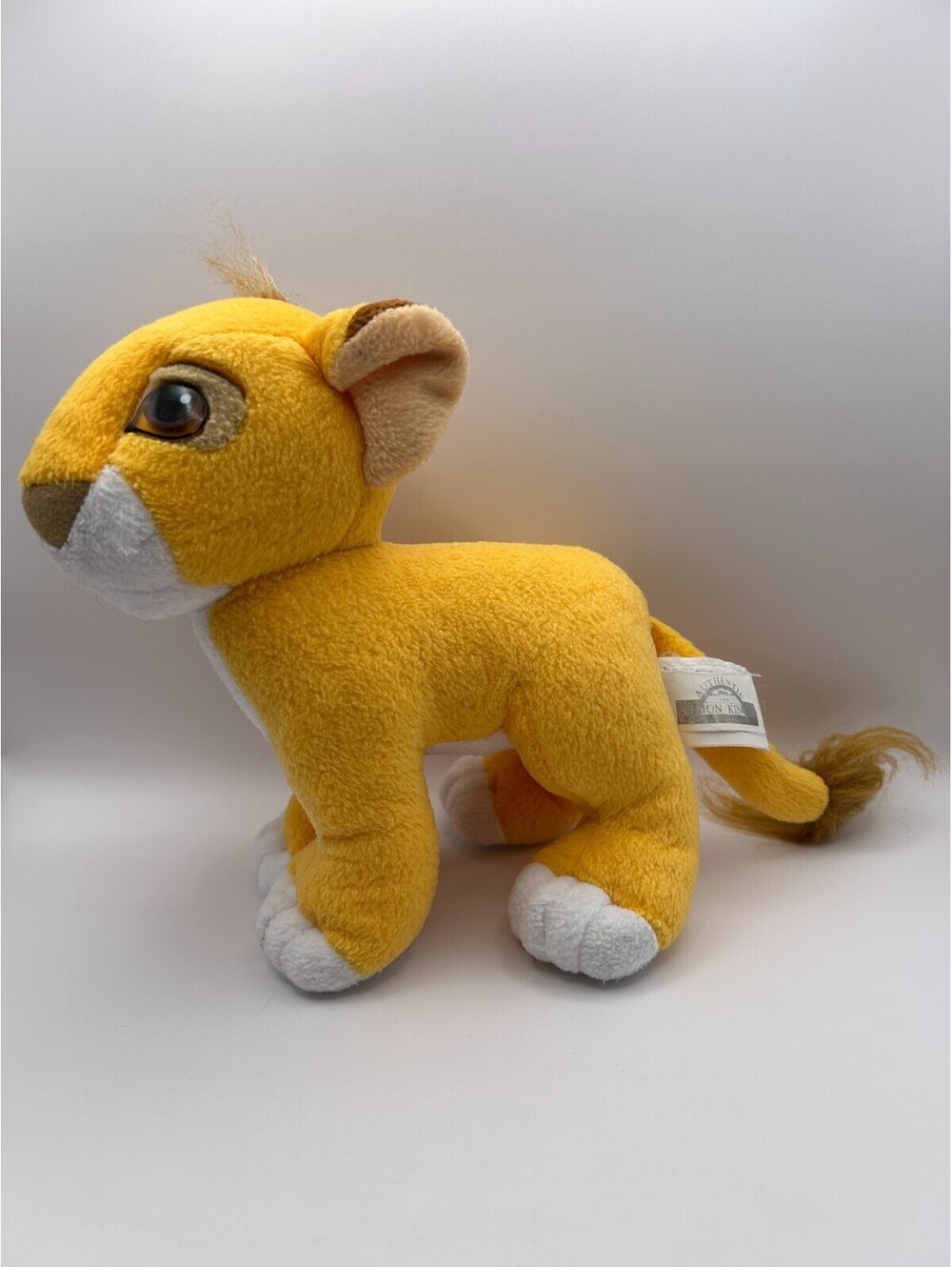 1993 Mattel Disney Lion King Young Simba Plush Authentic